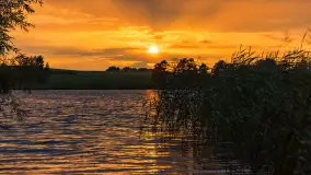 Zachód słońca nad jeziorem Dejgunek, lipiec 2023 r. - zdjęcie 26