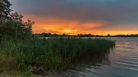 Zachód słońca nad jeziorem Dejgunek, lipiec 2023 r. - zdjęcie 3