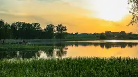 Zachód słońca nad jeziorem Dejgunek, maj 2023 r. - zdjęcie 16