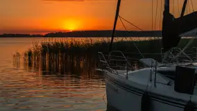 Zachód słońca nad jeziorem Święcajty, sierpień 2023 r. - zdjęcie 9