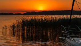 Zachód słońca nad jeziorem Święcajty, sierpień 2023 r. - zdjęcie 14