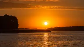 Zachód słońca nad jeziorem Święcajty, sierpień 2023 r. - zdjęcie 18