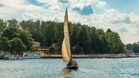 Oldtimery w Strandzie i na jeziorze Kisajno, sierpień 2023 r. - zdjęcie 45