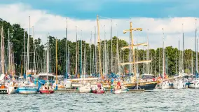 Oldtimery w Strandzie i na jeziorze Kisajno, sierpień 2023 r. - zdjęcie 79