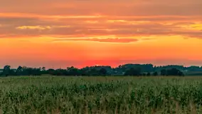 Zachód słońca w okolicach Wopławek i Kętrzyna - zdjęcie 17