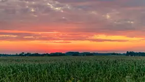 Zachód słońca w okolicach Wopławek i Kętrzyna - zdjęcie 19