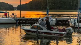 Zachód słońca nad jeziorem Kisajno, wrzesień 2023 r. - zdjęcie 30