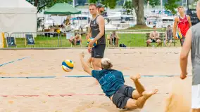 Otwarte Mistrzostwa Węgorzewa w Siatkówce Plażowej Mężczyzn - Sztynort 2023 - zdjęcie 48