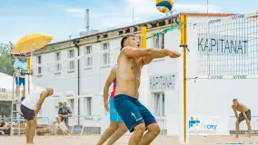 Otwarte Mistrzostwa Węgorzewa w Siatkówce Plażowej Mężczyzn - Sztynort 2023 - zdjęcie 62
