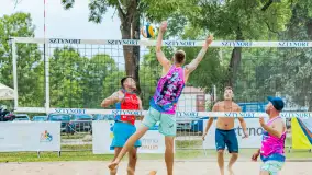 Otwarte Mistrzostwa Węgorzewa w Siatkówce Plażowej Mężczyzn - Sztynort 2023 - zdjęcie 89