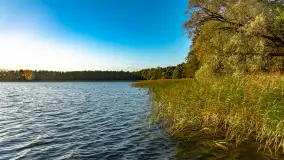 Zachód słońca nad jeziorem Mój, październik 2023 r. - zdjęcie 13