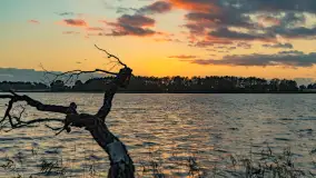 Zachód słońca nad jeziorem Mój, październik 2023 r. - zdjęcie 29