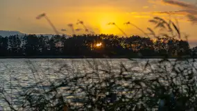 Zachód słońca nad jeziorem Mój, październik 2023 r. - zdjęcie 31