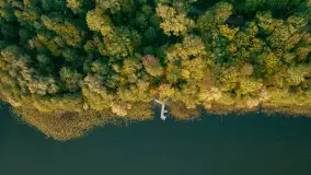 Zachód słońca nad jeziorem Mój, październik 2023 r. - zdjęcie 21