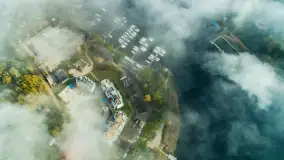 Październikowe mgły nad jeziorem Kisajno - zdjęcie 2