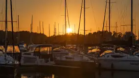 Zachód słońca w Sztynorcie na kilkunastu zdjęciach, wrzesień 2023 r. - zdjęcie 13