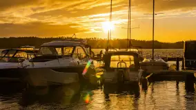 Zachód słońca nad jeziorem Bełdany, Mazurski Raj - zdjęcie 11