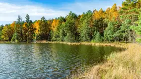 Magia mazurskiej jesieni nad jeziorem Wesołek, listopad 2023 r. - zdjęcie 16