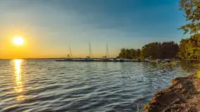 Wrześniowy zachód słońca nad jeziorem Dargin - zdjęcie 9