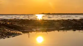 Wrześniowy zachód słońca nad jeziorem Dargin - zdjęcie 19