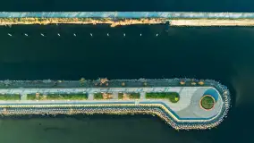 Ekomarina Giżycko i Niegocin przed zachodem słońca, listopad 2023 r. - zdjęcie 31