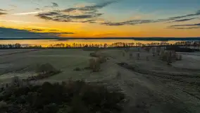 Wschód słońca nad jeziorem Dobskim, listopad 2023 r. - zdjęcie 33