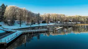 Zimowa wersja Mazur w okolicach Łabędziego Ostrowia i jeziora Kisajno - zdjęcie 8