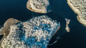 Zimowa wersja Mazur w okolicach Łabędziego Ostrowia i jeziora Kisajno - zdjęcie 13