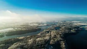 Zimowa wersja Mazur w okolicach Łabędziego Ostrowia i jeziora Kisajno - zdjęcie 49