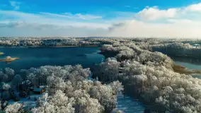 Zimowa wersja Mazur w okolicach Łabędziego Ostrowia i jeziora Kisajno - zdjęcie 71