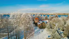 Zimowe Mazury nad jeziorem Święcajty w Ogonkach, listopad 2023 r. - zdjęcie 14