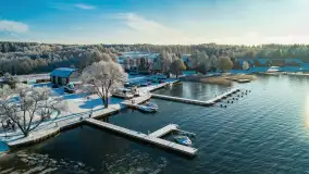 Zimowe Mazury nad jeziorem Święcajty w Ogonkach, listopad 2023 r. - zdjęcie 28