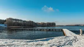 Mazurska biała jesień w porcie Ognisty Ptak, listopad 2023 r. - zdjęcie 23