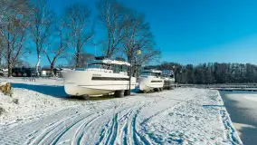 Port w Sztynorcie w zimowej odsłonie pod koniec listopada 2023 r. - zdjęcie 5