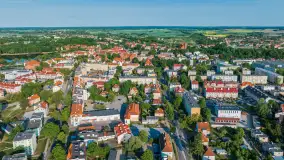 Wiosenne zdjęcia Kętrzyna z lotu ptaka, koniec maja 2023 r. - zdjęcie 29