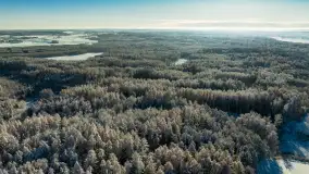 Zimowe Mazury z drona na różnych ujęciach - zdjęcie 11