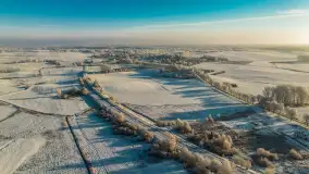 Zimowy poranek w okolicach Wopławek k/Kętrzyna - zdjęcie 8