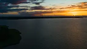 Zapomniany zachód słońca w Pierkunowie z drona, lipiec 2020 r. - zdjęcie 9