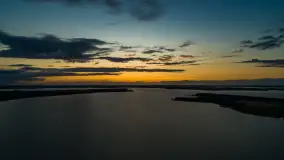 Zapomniany zachód słońca w Pierkunowie z drona, lipiec 2020 r. - zdjęcie 6