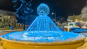 Zimowy Kętrzyn w nocy, styczeń 2024 r. - zdjęcie 30