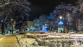 Zimowy Kętrzyn w nocy, styczeń 2024 r. - zdjęcie 5