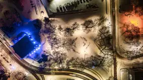 Zimowy Kętrzyn w nocy, styczeń 2024 r. - zdjęcie 51