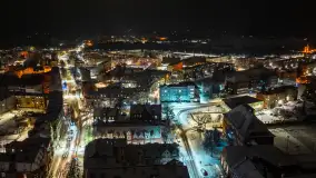 Zimowy Kętrzyn w nocy, styczeń 2024 r. - zdjęcie 33