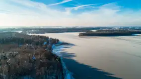 Zimowa wersja Kisajna, porty w zatoce Tracz, styczeń 2024 r. - zdjęcie 25