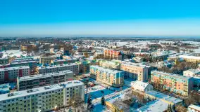 Zimowy Pisz na ujęciach z drona, styczeń 2024 r. - zdjęcie 31