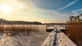 Stranda w mrozie i śniegu, styczeń 2024 r. - zdjęcie 37