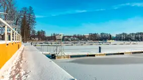 Stranda w mrozie i śniegu, styczeń 2024 r. - zdjęcie 16