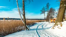 Stranda w mrozie i śniegu, styczeń 2024 r. - zdjęcie 7