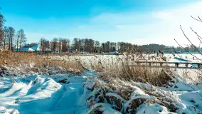 Stranda w mrozie i śniegu, styczeń 2024 r. - zdjęcie 26