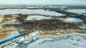 Różne miejsca na Mazurach na zimowych zdjęciach z drona, styczeń 2024 r. - zdjęcie 35